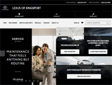 Tablet Screenshot of lexusofkingsport.com